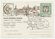 Postal stationery / Postmark Poland 1973