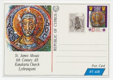 Postal stationery Cyprus 1991