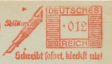 Meter cut Deutsches Reich / Germany 1936