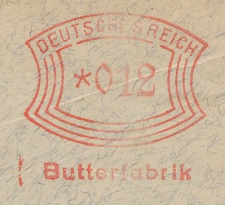 Meter cover Deutsches Reich / Germany 1932