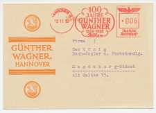 Meter card Deutsche Reichspost / Germany 1938