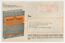 Illustrated address label USA 1955