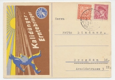 Illustrated card Czechoslovakia 1936