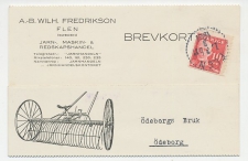 Illustrated meter card Sweden 1921