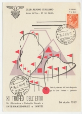 Postcard / Postmark Italy 1959