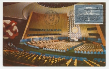 Maximum card United Nations 1957