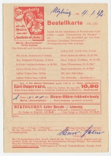 Illustrated Reply card Germany 1962