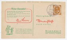 Illustrated Reply card Germany 1953