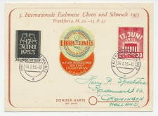 Fair Card / Label Germany 1953