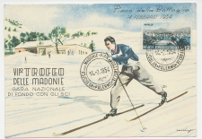 Card / Postmark Italy 1954