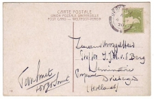 Postcard Jerusalem Palestine - Netherlands 1928