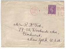 Post Office Maritime Mail GB / UK - USA
