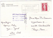 Postcard / Postmark France 1992