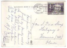Postcard / Postmark Vatican 1957