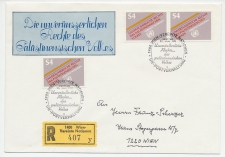 Registered cover / Postmark United Nations