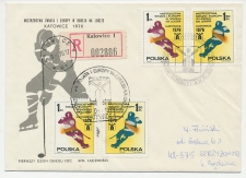 Registered cover / Postmark Poland 1976