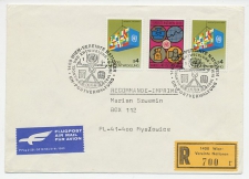 Registered cover / Postmark United Nations 1983