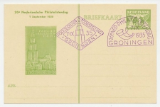 Postal stationery Netherlands 1935