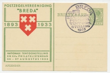 Postal stationery Netherlands 1933