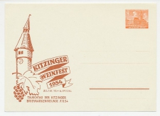 Postal stationery  Germany 1954
