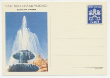 Postal stationery  Vatican 1953
