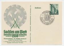 Postal stationery Deutsches Reich / Germany 1938