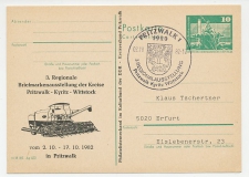 Postal stationery  Germany / DDR 1982
